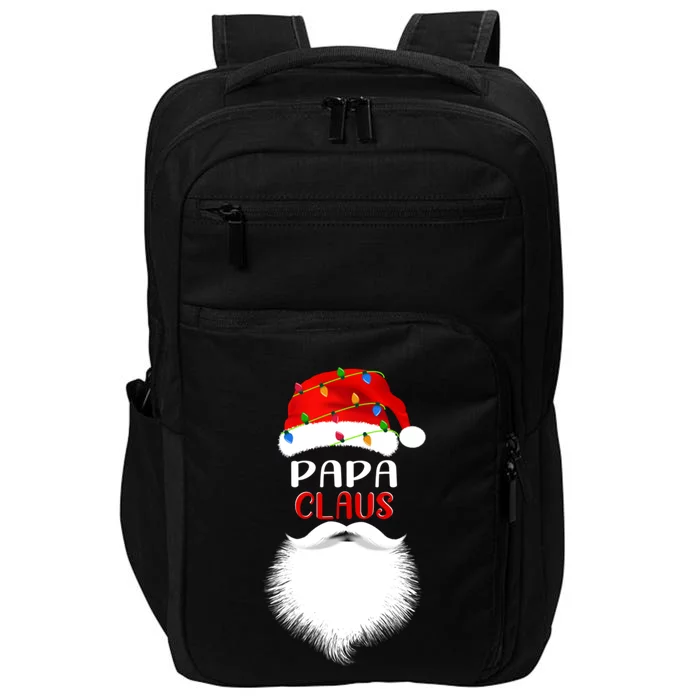 Santa Papa Claus Ugly Christmas Family Matching Pajama Great Gift Impact Tech Backpack