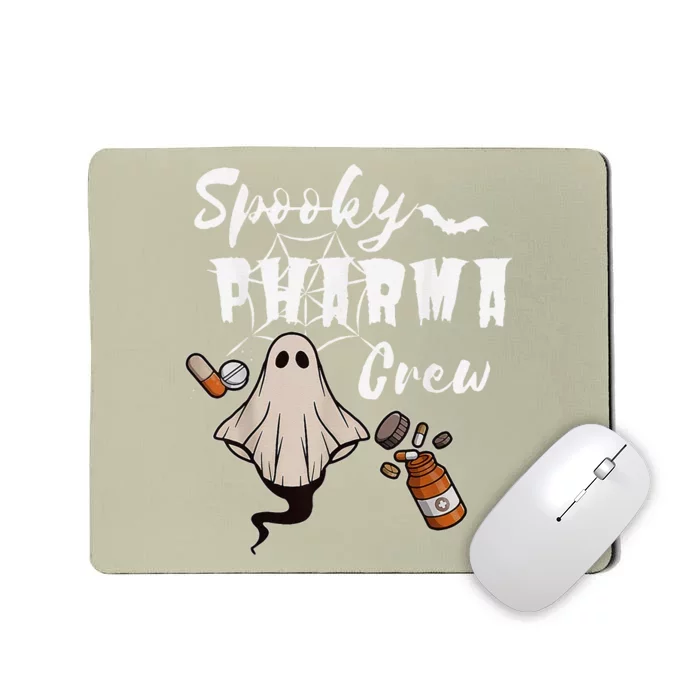 Spooky Pharma Crew Ghost Halloween Pharmacist Pharmacology Mousepad