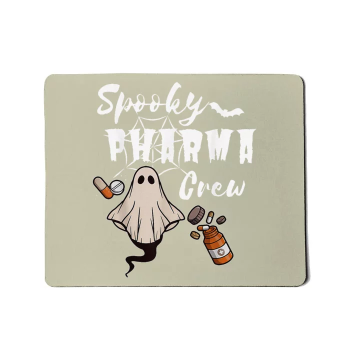 Spooky Pharma Crew Ghost Halloween Pharmacist Pharmacology Mousepad