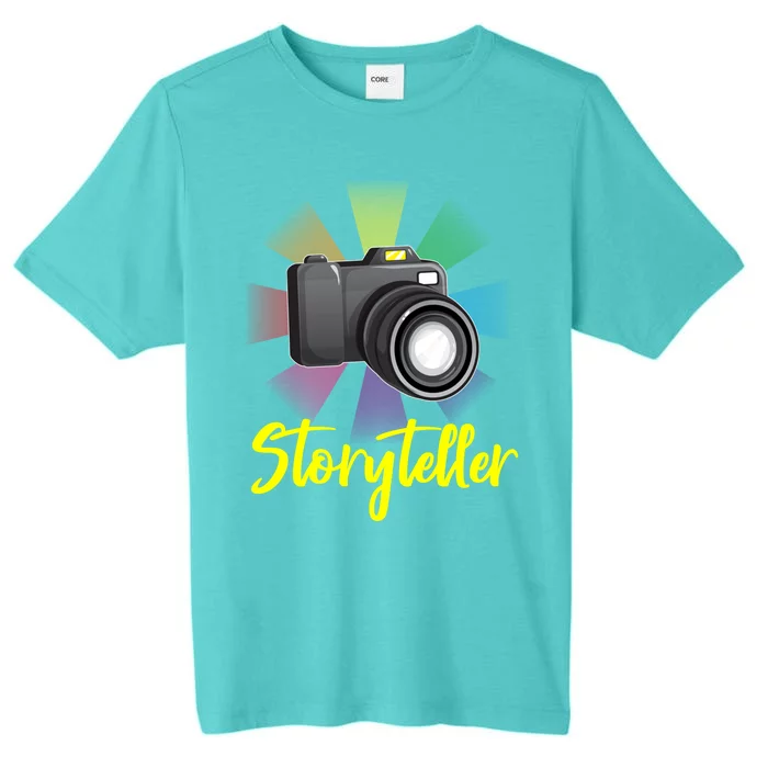 Storyteller Photographer Camera Photographing Funny Gift ChromaSoft Performance T-Shirt