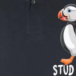 Stud Puffin Cute Puffin Softstyle Adult Sport Polo