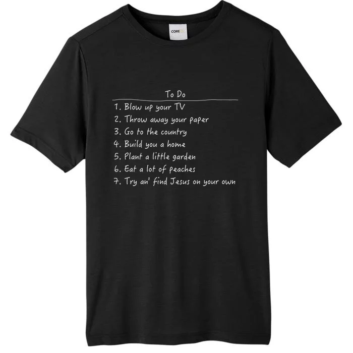 Spanish Pipedream Checklist Funny Gift ChromaSoft Performance T-Shirt