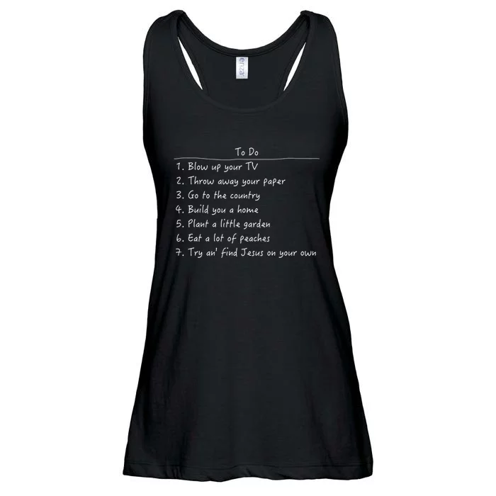 Spanish Pipedream Checklist Funny Gift Ladies Essential Flowy Tank