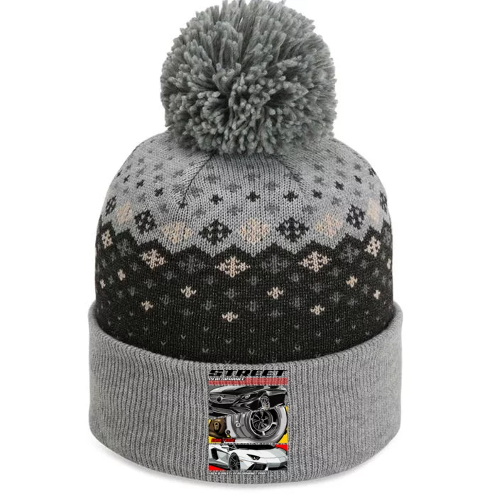 Street Performance Car Turbo Kit Design The Baniff Cuffed Pom Beanie