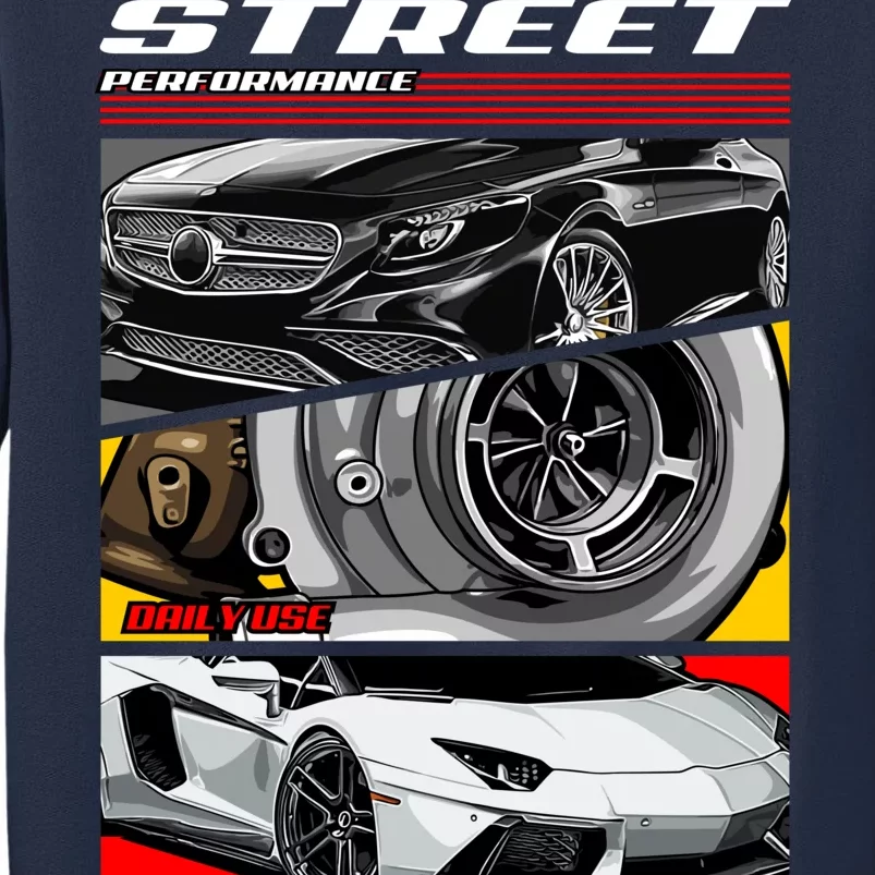 Street Performance Car Turbo Kit Design Sweatshirt