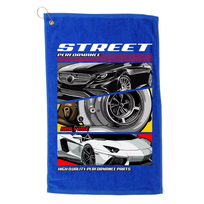 Street Performance Car Turbo Kit Design Platinum Collection Golf Towel