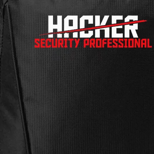 Security Professional Cybersecurity Cyber Hacker Hacking City Backpack