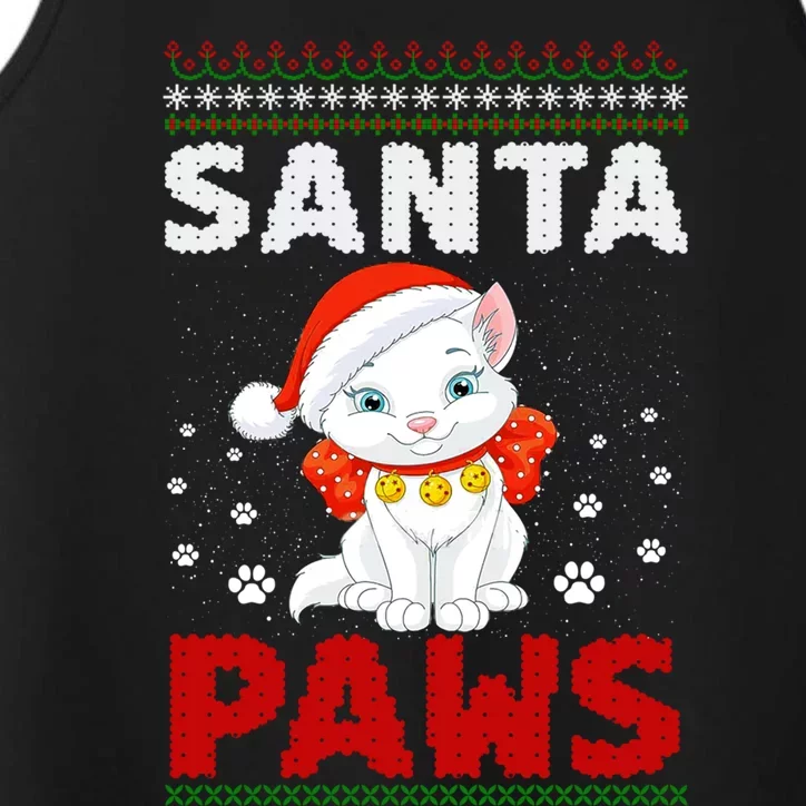 Santa Paws Cat Gift Performance Tank