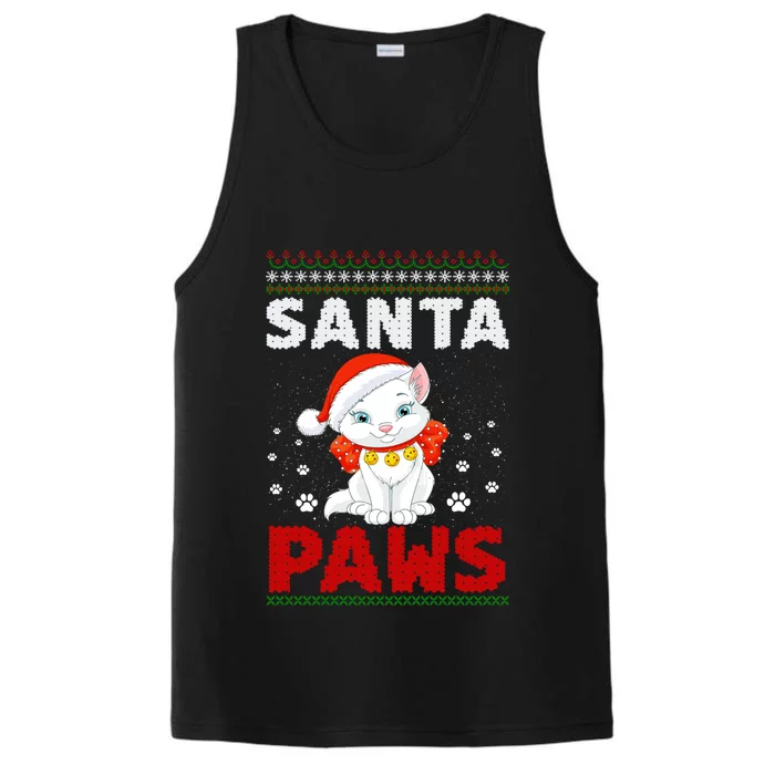 Santa Paws Cat Gift Performance Tank