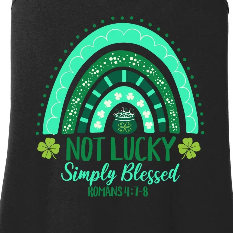 St. Patrick's Christian Simply Blessed Romans 4:78 Ladies Essential Tank