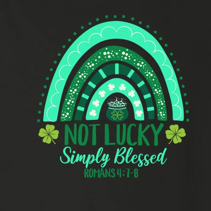 St. Patrick's Christian Simply Blessed Romans 4:78 Toddler Long Sleeve Shirt