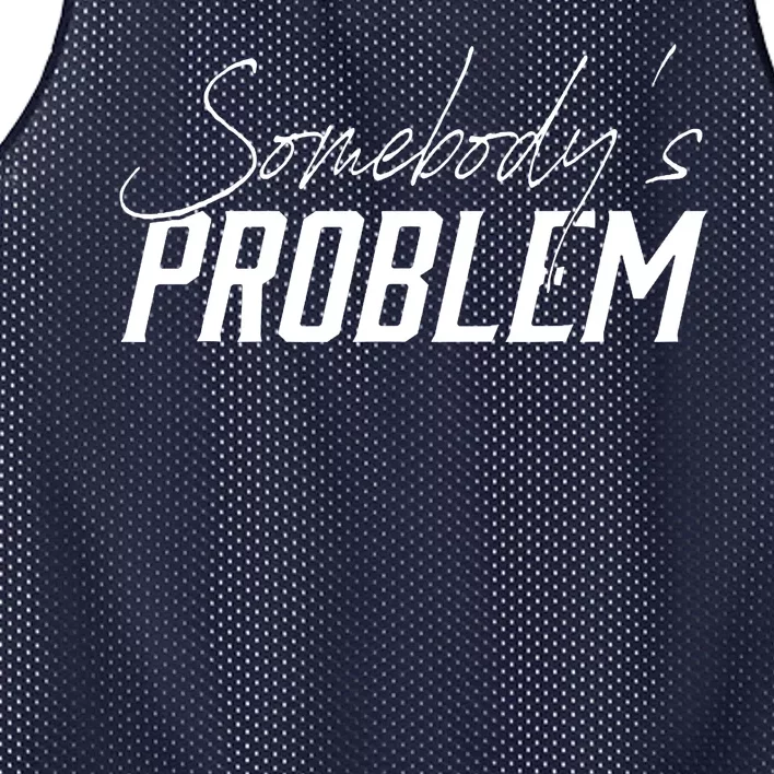 Somebody's Problem Country Mesh Reversible Basketball Jersey Tank