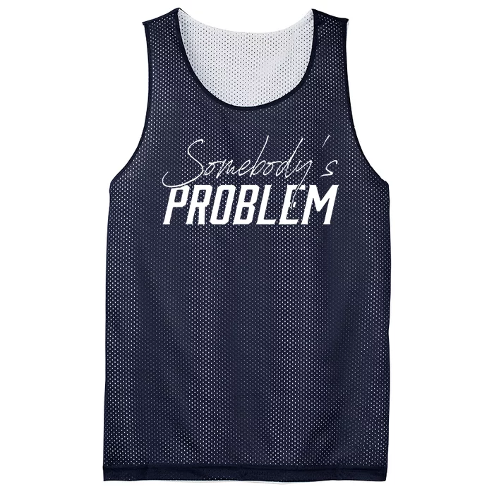 Somebody's Problem Country Mesh Reversible Basketball Jersey Tank