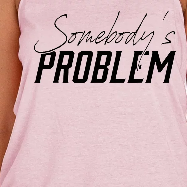 Somebody's Problem Country Women's Knotted Racerback Tank