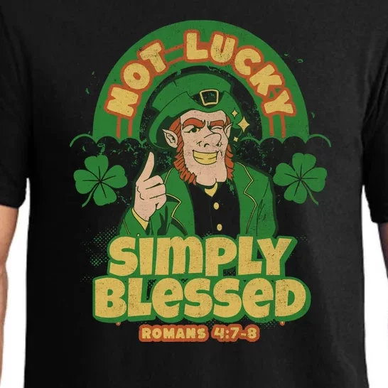 St. Patrick's Christian Simply Blessed Romans 4:78 Pajama Set