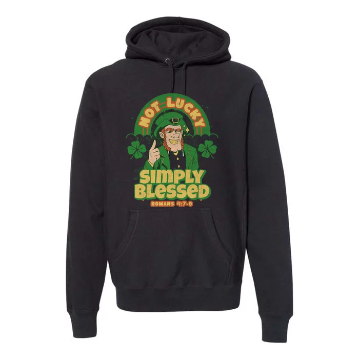 St. Patrick's Christian Simply Blessed Romans 4:78 Premium Hoodie