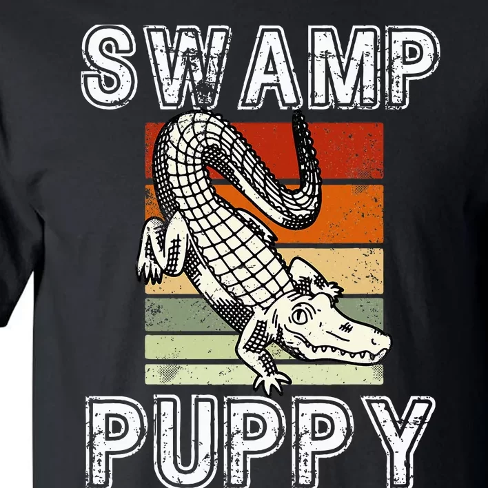 Swamp Puppy Cute Funny Sarcastic Alligator Crocodile Tall T-Shirt