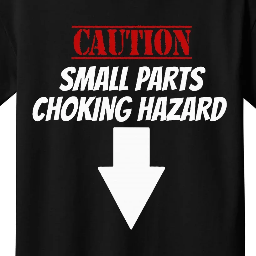 Small Parts Choking Hazard Funny Embarrassing Inappropriate Kids T-Shirt