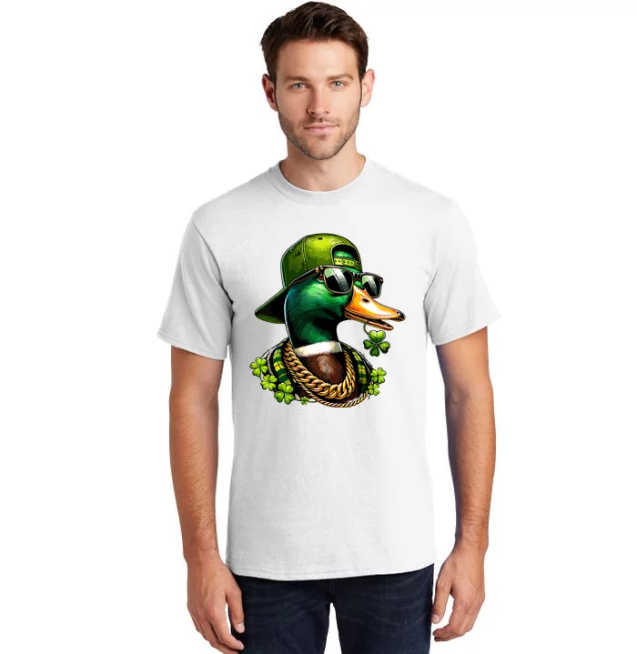 Saint Patricks Call Me Lucky Mallard Duck St Patricks Day Tall T-Shirt