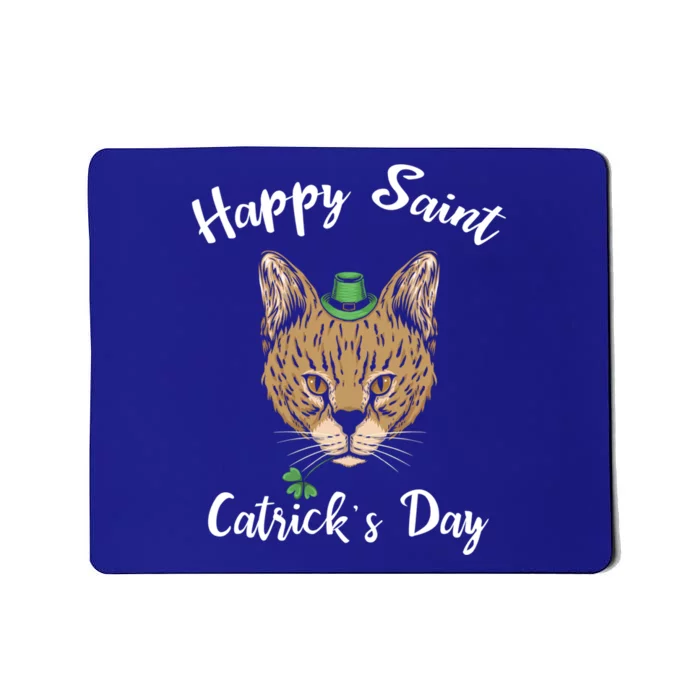 St Patrick Cat Owner Animal Lover Happy Saint Catrick's Day Funny Gift Mousepad