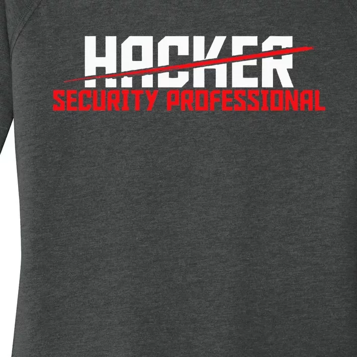 Security Professional Cybersecurity Cyber Hacker Hacking Women's Perfect Tri Tunic Long Sleeve Shirt