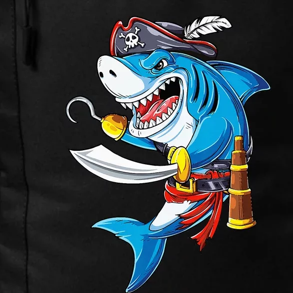 Shark Pirate Costume Jolly Roger Flag Jawsome Gifts Daily Commute Backpack