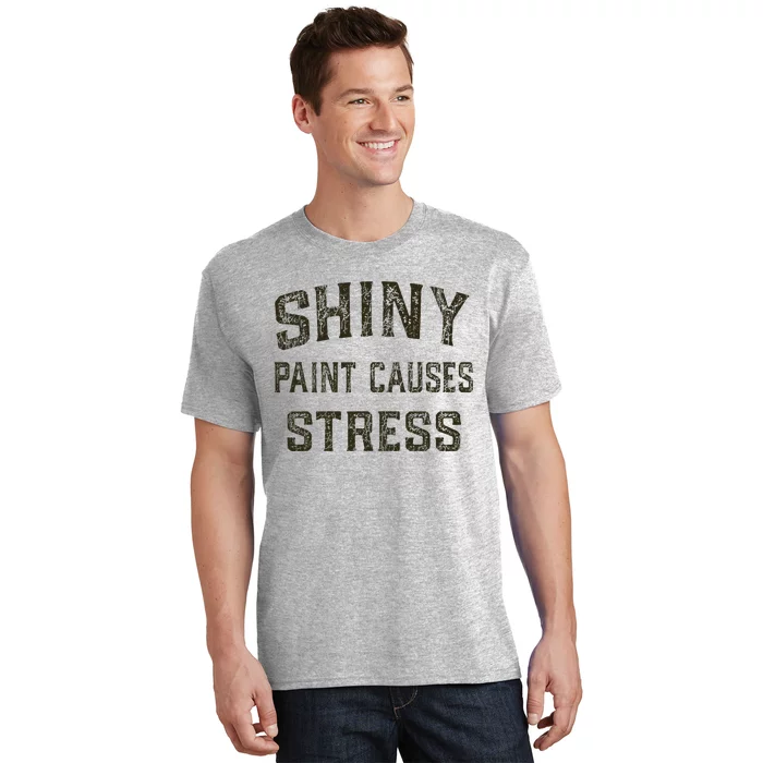 Shiny Paint Causes Stress Rat Rod Rules Automotive T-Shirt