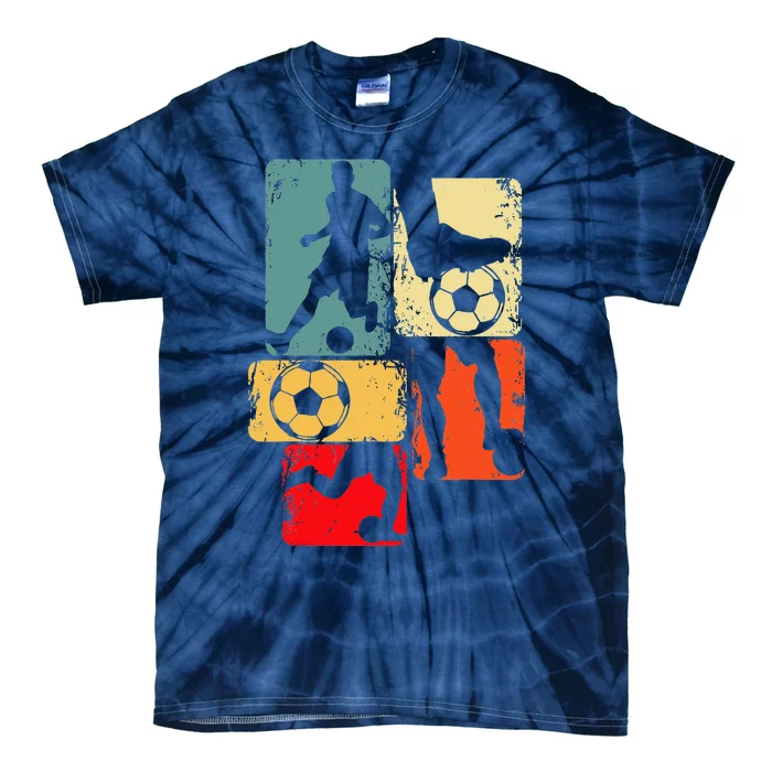 Soccer Player Coach Sports Soccer Tie-Dye T-Shirt