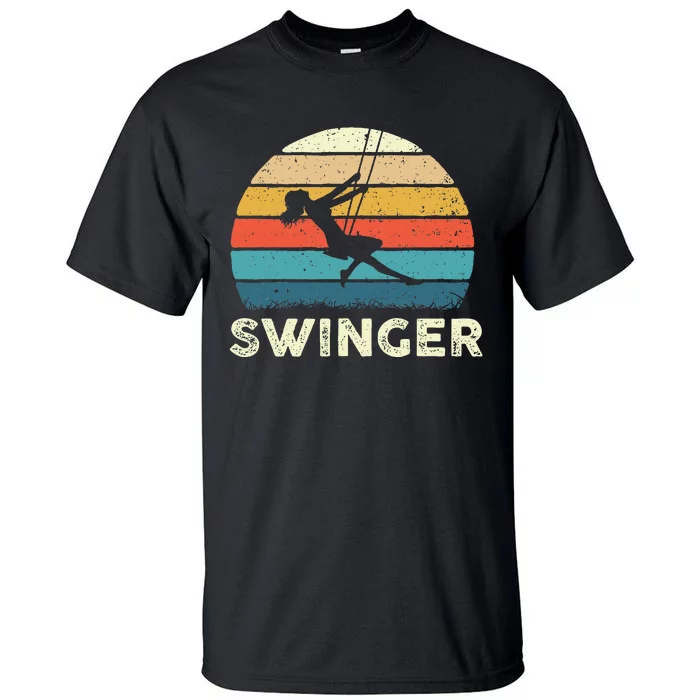 Swinger Polyamory Couple Swapping Swing Swinging Tall T-Shirt