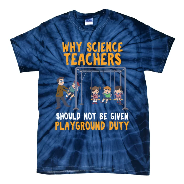 Science Physicist Chemist Teacher Vintage Tie-Dye T-Shirt