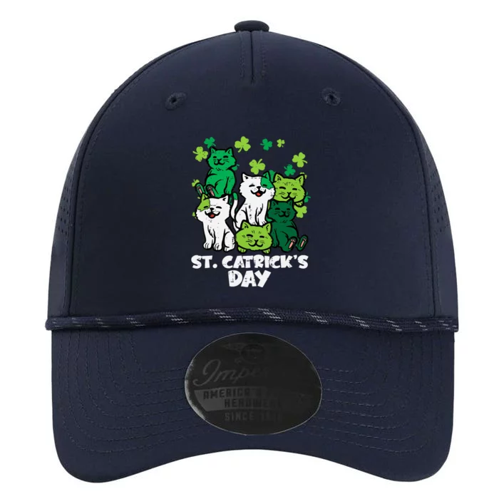 St Patricks Catricks Day Cats Saint Pattys Wo Girl Performance The Dyno Cap