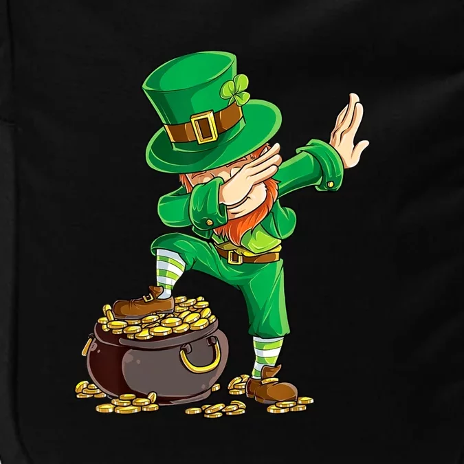 St Patricks Day Dabbing Leprechaun Dab Impact Tech Backpack