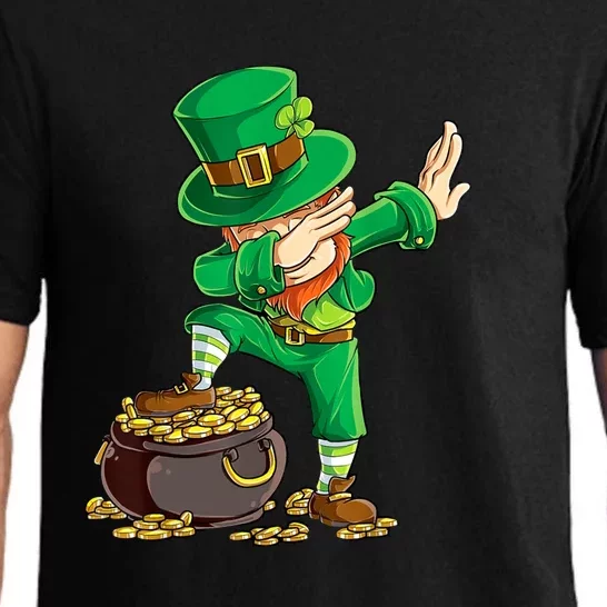 St Patricks Day Dabbing Leprechaun Dab Pajama Set