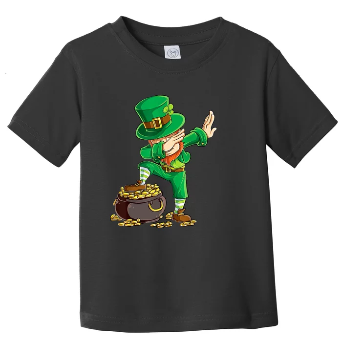 St Patricks Day Dabbing Leprechaun Dab Toddler T-Shirt