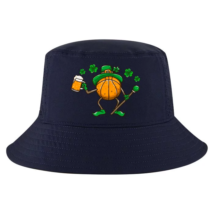 St Patrick's Day Beer Basketball Funny Gift Cool Comfort Performance Bucket Hat