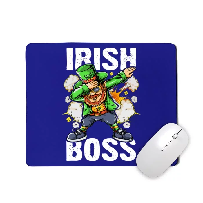 St Patricks Day Outfit Dabbing Leprechaun Gift Mousepad