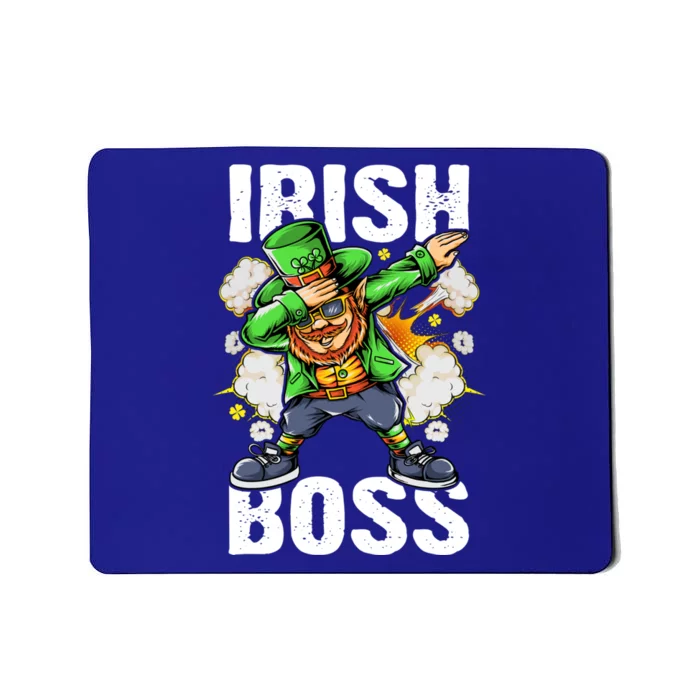 St Patricks Day Outfit Dabbing Leprechaun Gift Mousepad