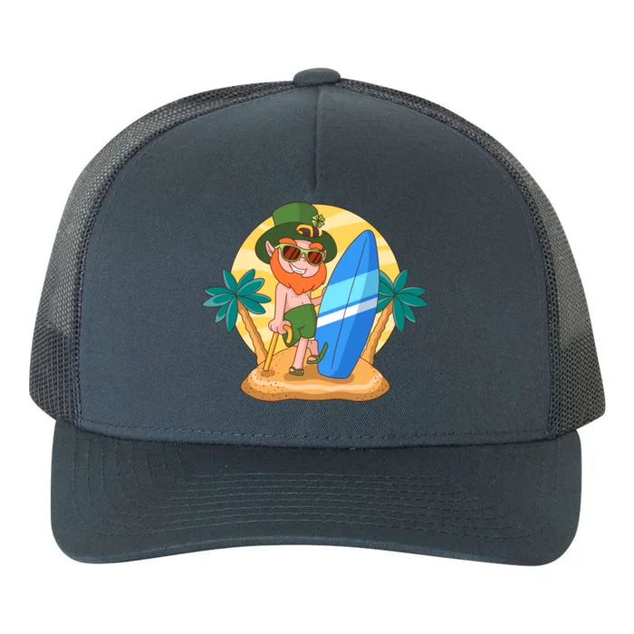 St Patricks Day Hawaii Gnome Gift Yupoong Adult 5-Panel Trucker Hat