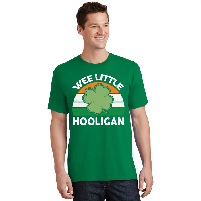 St Patricks Day Shirts Wee Little Hooligan Funny T-Shirt