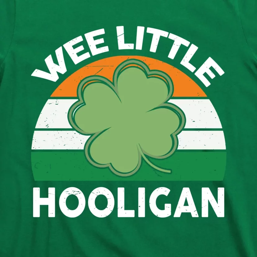 St Patricks Day Shirts Wee Little Hooligan Funny T-Shirt