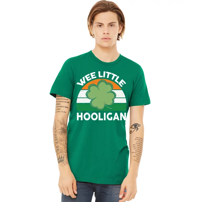 St Patricks Day Shirts Wee Little Hooligan Funny Premium T-Shirt