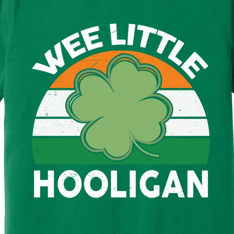 St Patricks Day Shirts Wee Little Hooligan Funny Premium T-Shirt