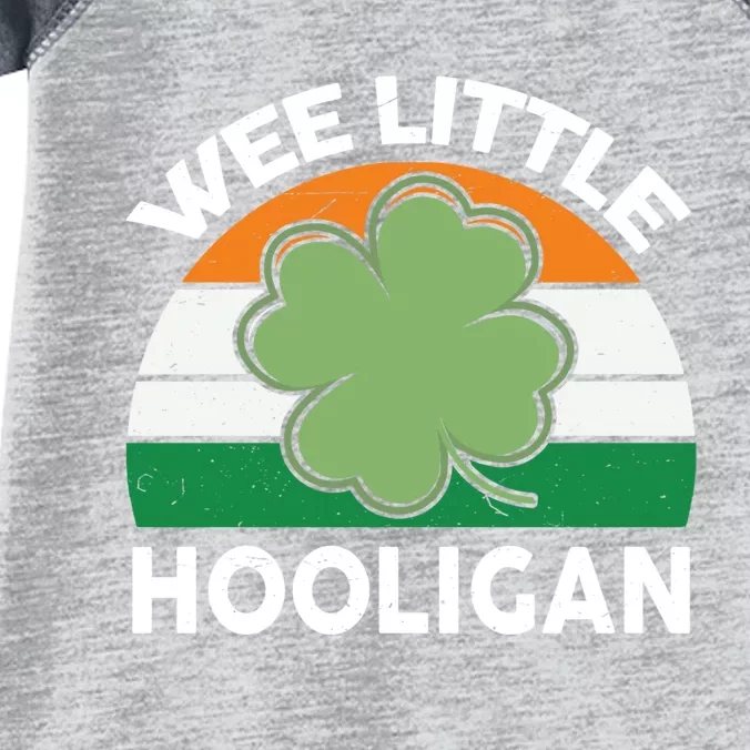 St Patricks Day Shirts Wee Little Hooligan Funny Infant Baby Jersey Bodysuit