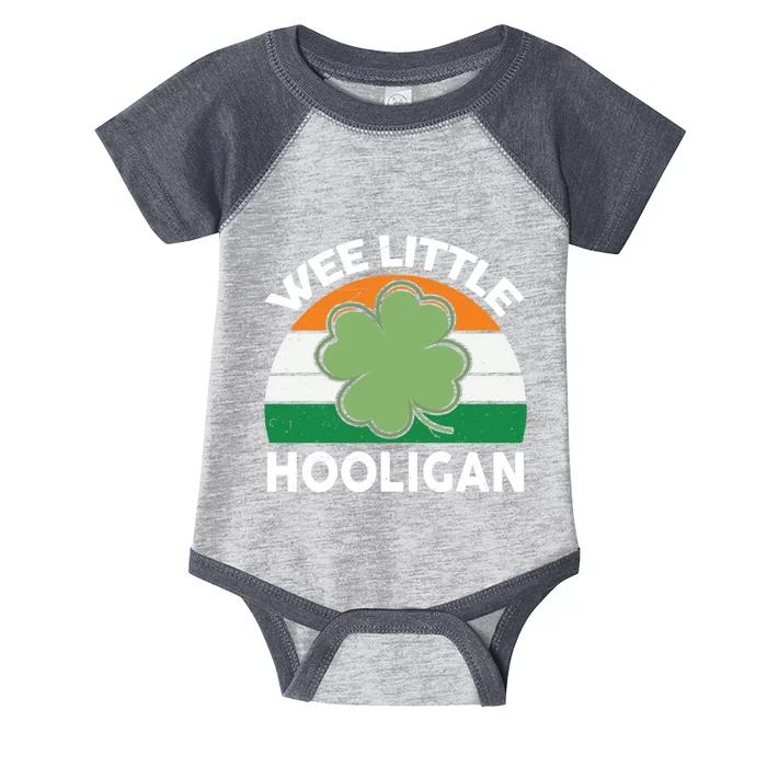 St Patricks Day Shirts Wee Little Hooligan Funny Infant Baby Jersey Bodysuit