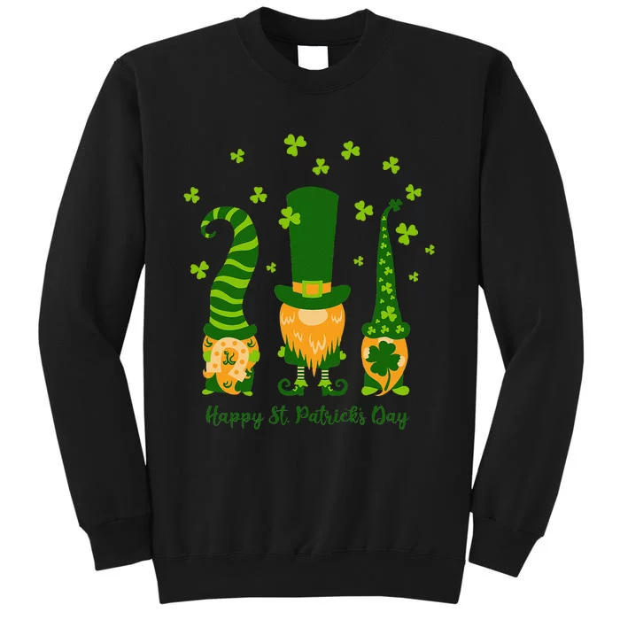 Saint Patrick's Day,3 Gnomes Bring Luck Clover, Horseshoe Sweatshirt