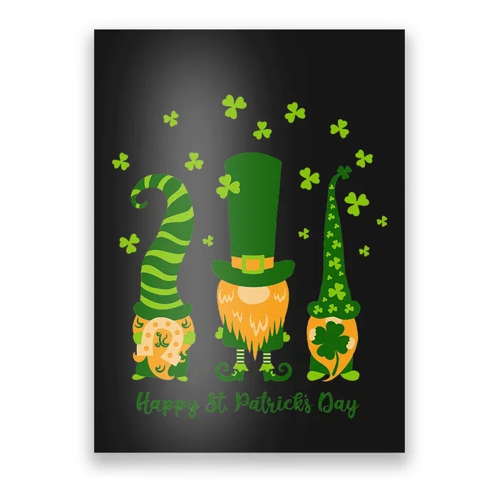 Saint Patrick's Day,3 Gnomes Bring Luck Clover, Horseshoe Poster