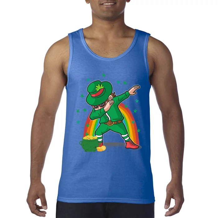 St Patricks Day Dabbing Leprechauns Funny Dab Dance Gift Tank Top