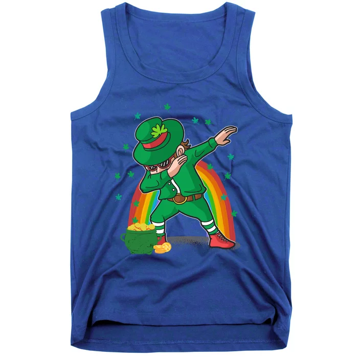 St Patricks Day Dabbing Leprechauns Funny Dab Dance Gift Tank Top