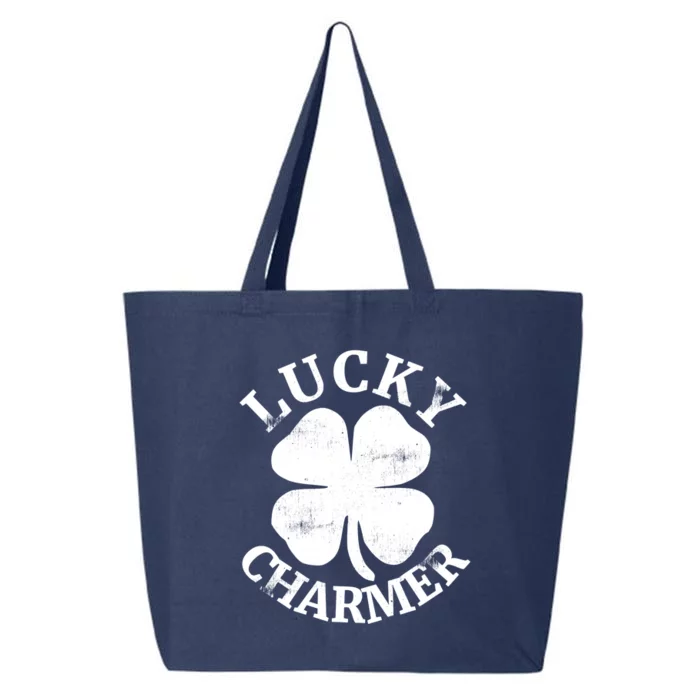 St Patricks Day Shirts LUCKY CHARMER 25L Jumbo Tote