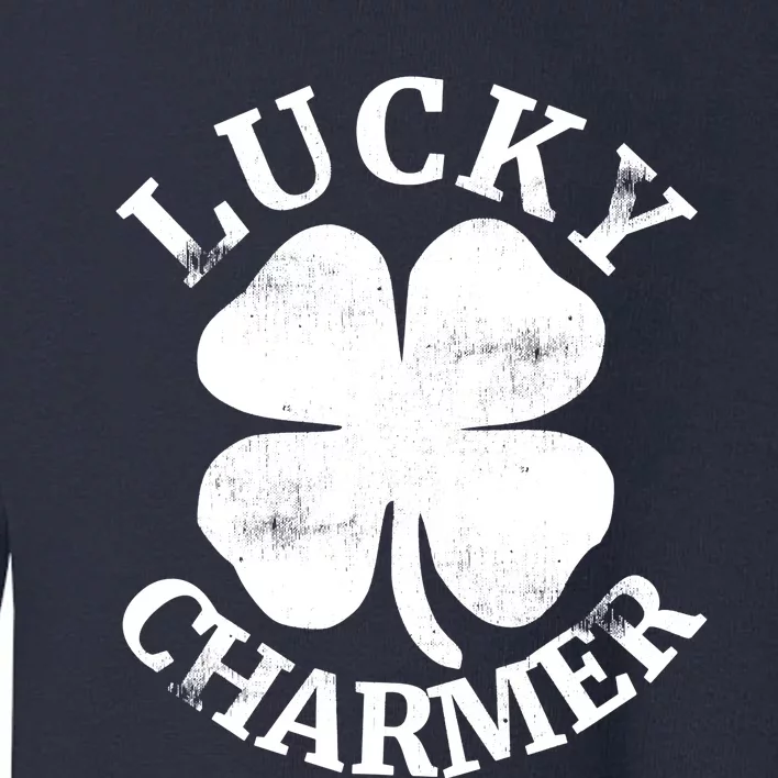 St Patricks Day Shirts LUCKY CHARMER Toddler Sweatshirt